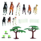 Habitat Horse Play Figure Set by Aurora, 29 detailed horse figures and scenery.